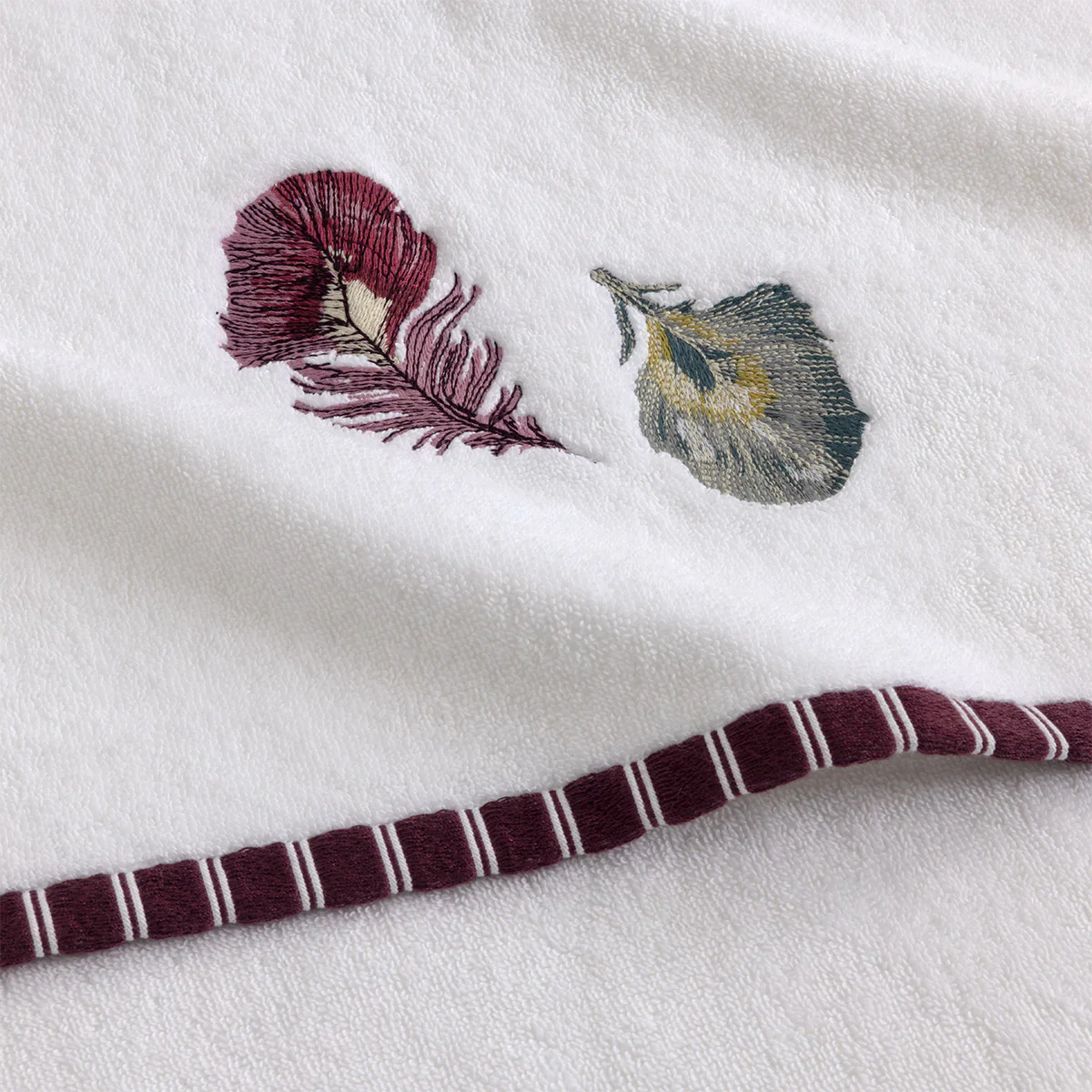 Desforges Tweet Cotton Decorative Towels - Image 4