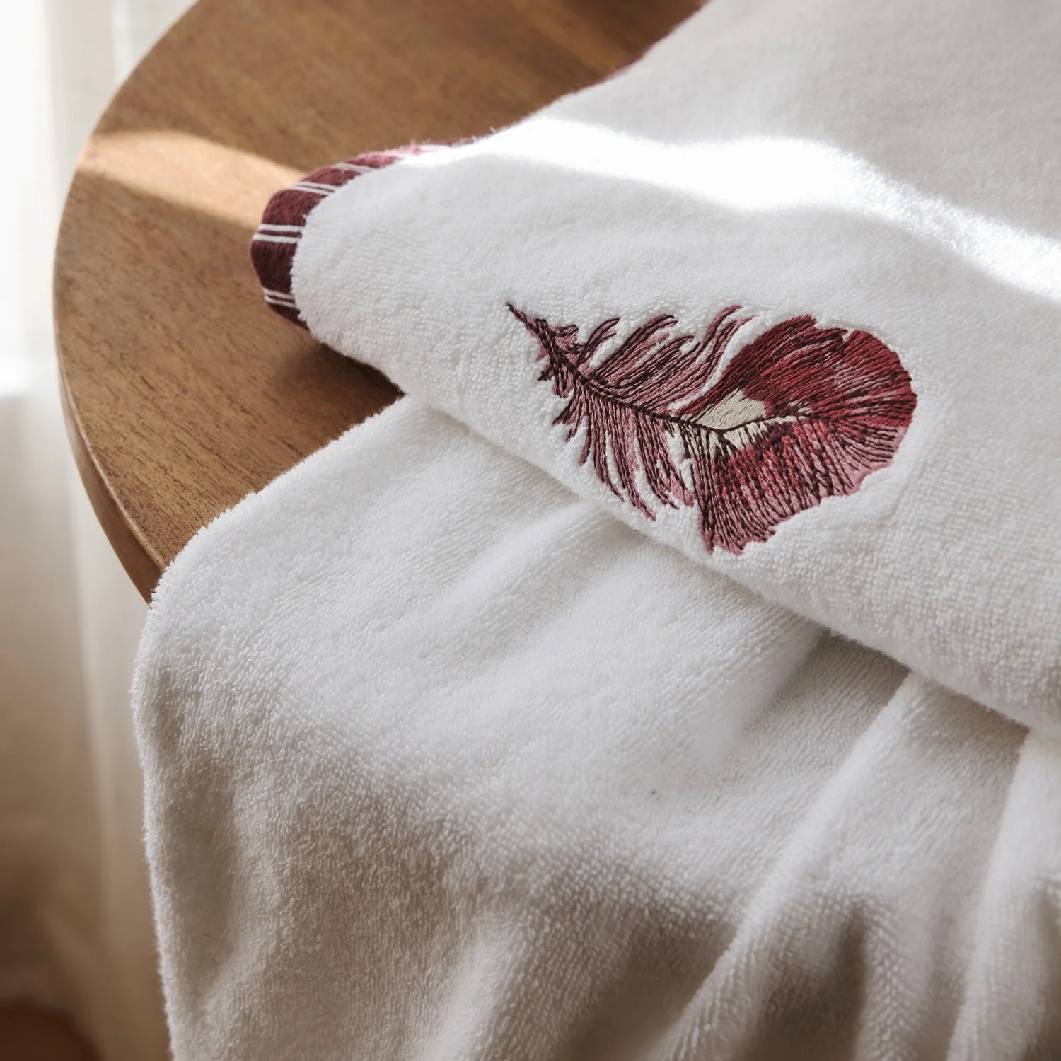 Desforges Tweet Cotton Decorative Towels - Image 9